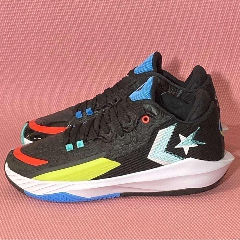 Converse All Star BB Jet Mid Peace Black Basketball Shoes - Mens 7.5 Womens 9 - Picture 2 of 11